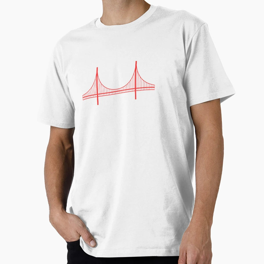 Golden Gate Bridge T-Shirt - Fun Novelty Design Unisex - T-Shirt, Sweatshirt, Hoodie