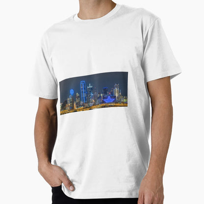 Dallas Cowboys Skyline T-Shirt - Aesthetic Graphic Unisex - T-Shirt, Sweatshirt, Hoodie