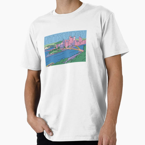 Pittsburgh T-Shirt - Fun Novelty Design for Adults - T-Shirt, Sweatshirt, Hoodie