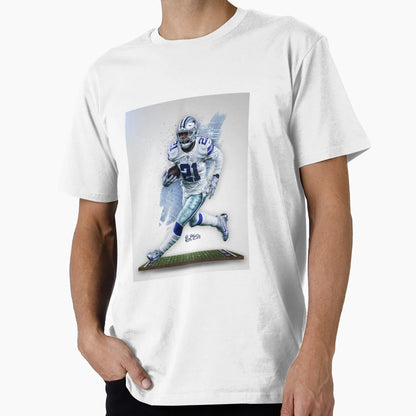 Elliott Dallas Sports Art T-Shirt - Novelty Apparel Unisex - T-Shirt, Sweatshirt, Hoodie