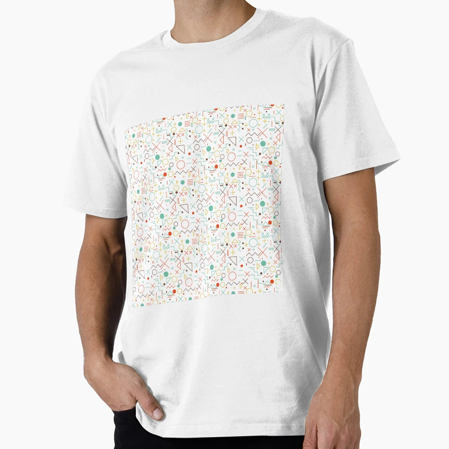 80S Geometric Forms T-Shirt - Aesthetic Graphic for Adults - T-Shirt, Sweatshirt, Hoodie
