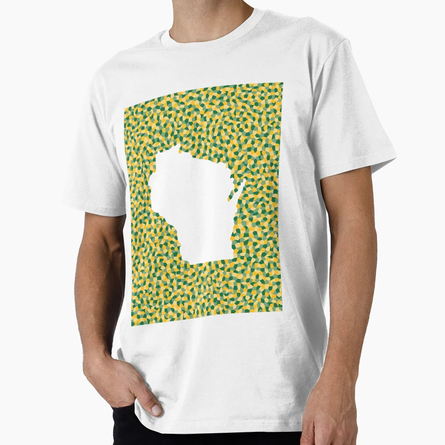 Wisco Green Bay Colors T-Shirt - Casual Everyday Wear Men Women - T-Shirt, Sweatshirt, Hoodie