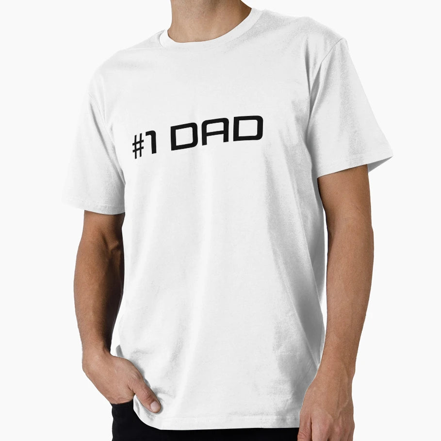 1 Dad T-Shirt - Minimalist Print Unisex - T-Shirt, Sweatshirt, Hoodie