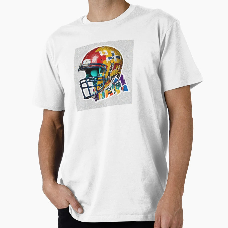 Football Helmet T-Shirt - Streetwear Style Men Women - T-Shirt, Sweatshirt, Hoodie