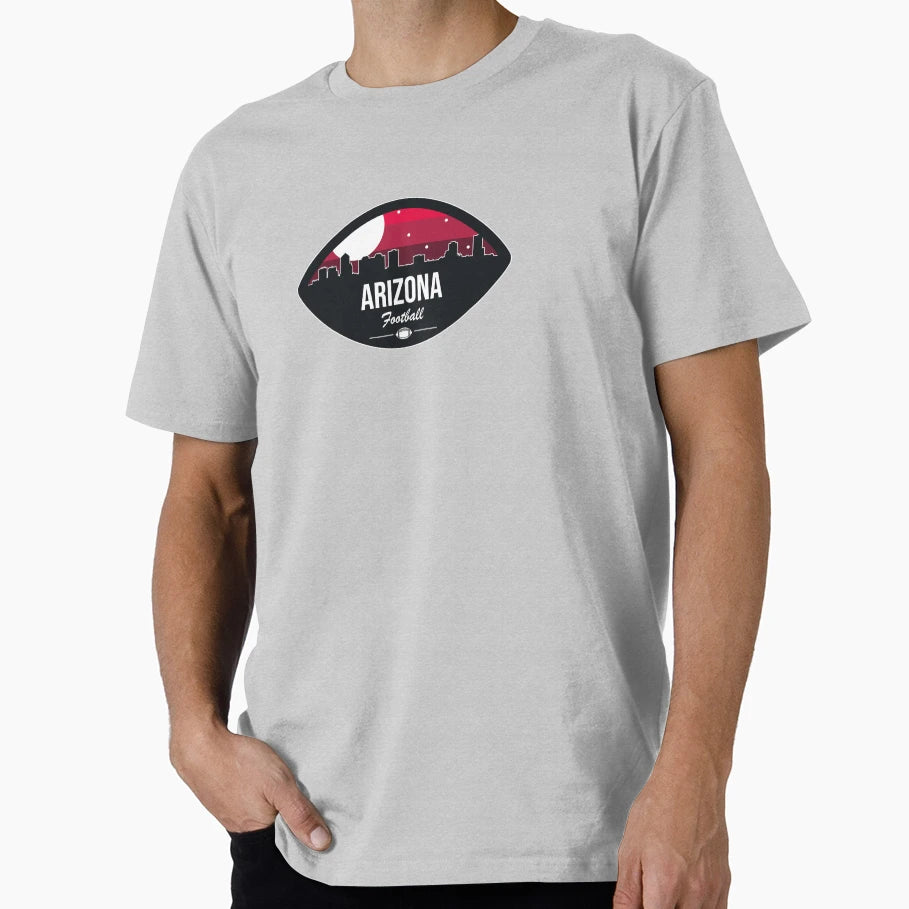 Arizona Football Skyline Badge T-Shirt - Fun Novelty Design Unisex - T-Shirt, Sweatshirt, Hoodie