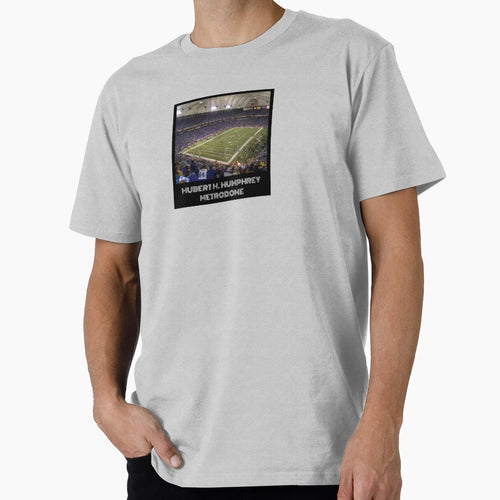 Hubert H Humphrey Metrodome T-Shirt - Minimalist Print Men Women - T-Shirt, Sweatshirt, Hoodie