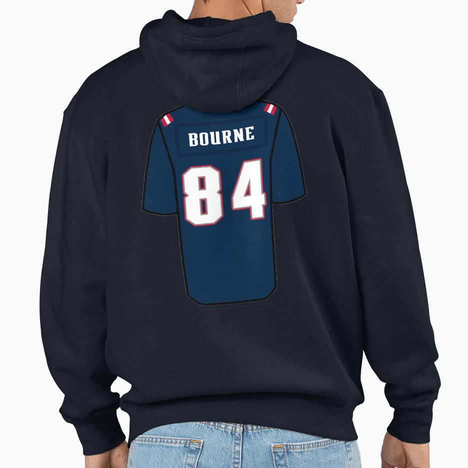 Kendrick Bourne Pats Hoodie - Minimalist Print Unisex - T-Shirt, Sweatshirt, Hoodie