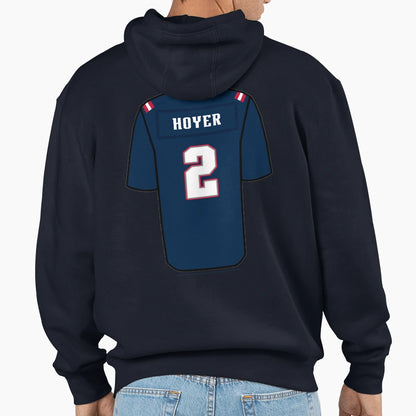 Hoyer Jersey Hoodie - Novelty Apparel for Adults - T-Shirt, Sweatshirt, Hoodie