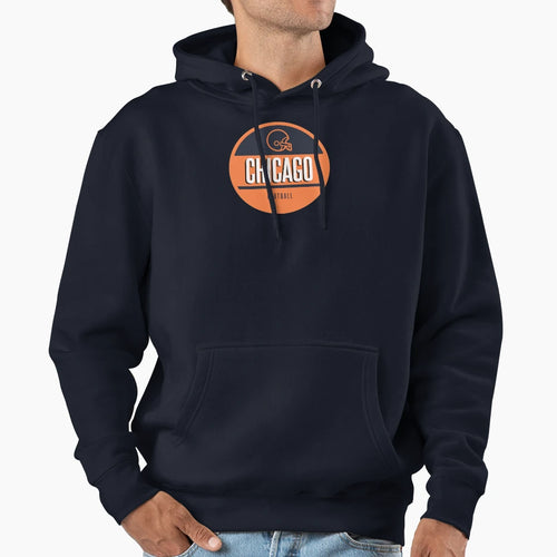 Chicago Football Hoodie - Custom Art Print Unisex - T-Shirt, Sweatshirt, Hoodie