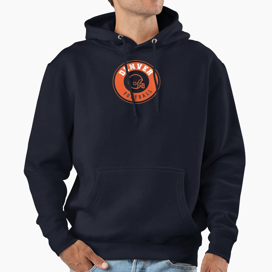 Denver Soccer Hoodie - Graphic Print Men Women - T-Shirt, Sweatshirt, Hoodie