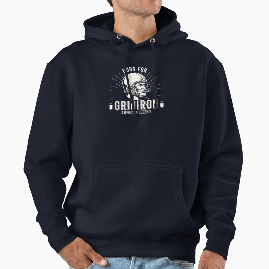 American Football Logo Hoodie - Minimalist Print for Adults - T-Shirt, Sweatshirt, Hoodie