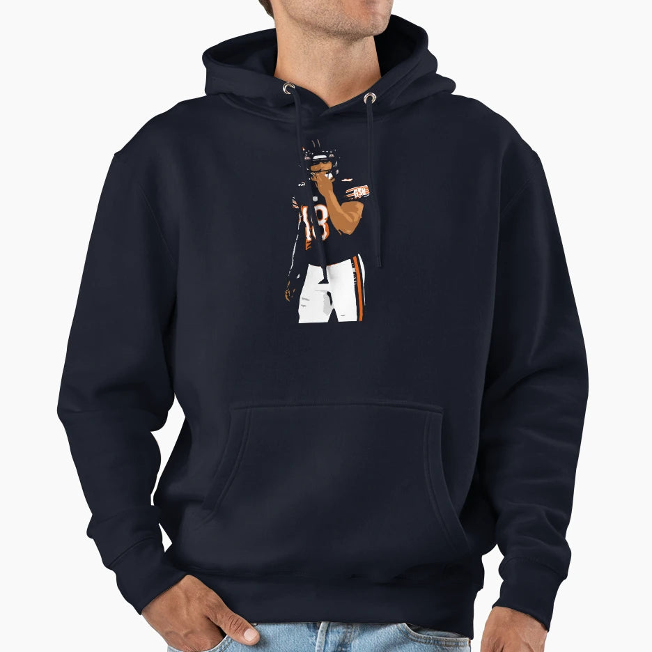 CW 18 Chicago Bears Art Hoodie - Custom Art Print Men Women - T-Shirt, Sweatshirt, Hoodie