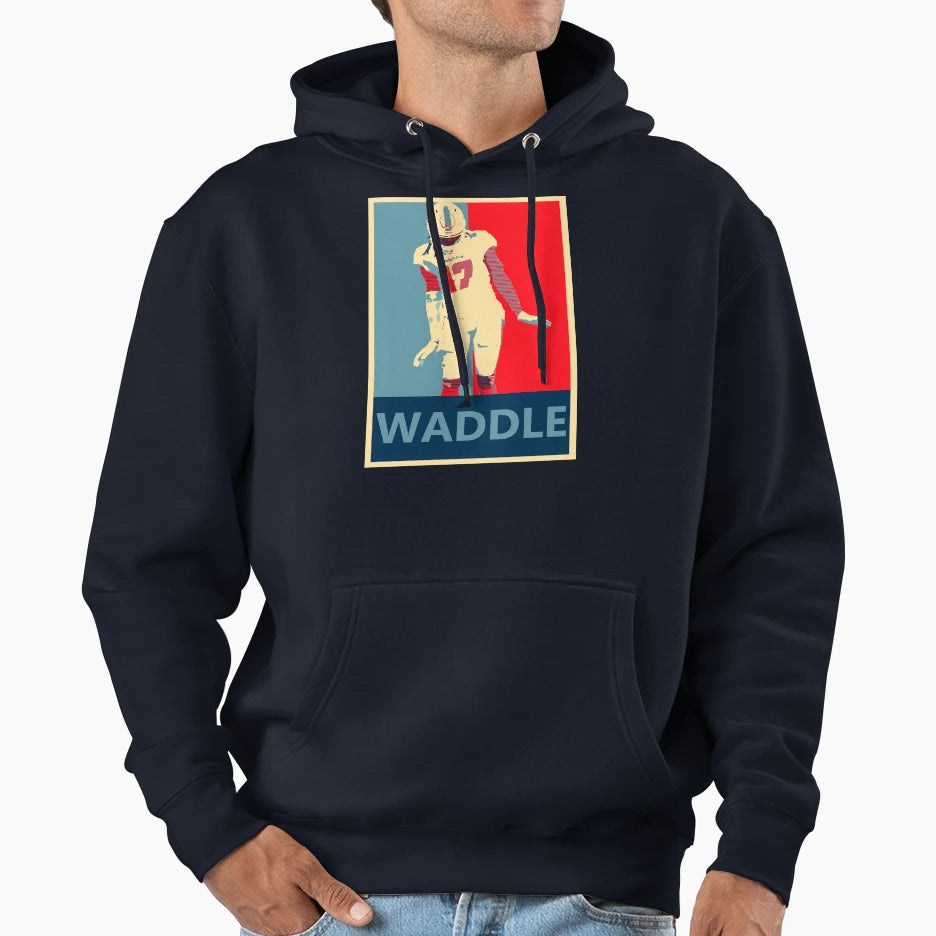 Jaylen Waddle Waddle Dance Hoodie - Graphic Print Men Women - T-Shirt, Sweatshirt, Hoodie