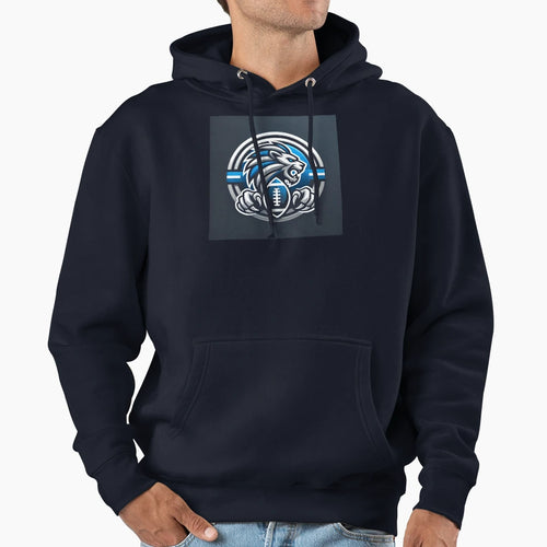 Detroit Football Hoodie - Minimalist Print Unisex - T-Shirt, Sweatshirt, Hoodie