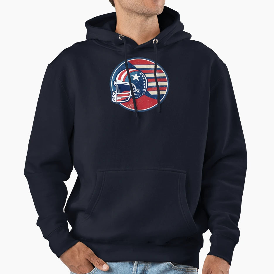 American Football Hoodie - Unique Graphic for Adults - T-Shirt, Sweatshirt, Hoodie