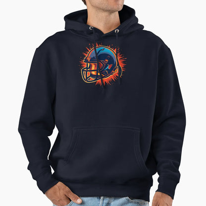 American Football Hoodie - Fun Novelty Design Men Women - T-Shirt, Sweatshirt, Hoodie