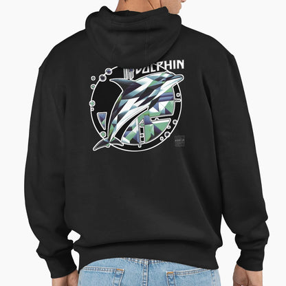 Dolphin Wild Nature Collection Hoodie - Aesthetic Graphic for Adults - T-Shirt, Sweatshirt, Hoodie