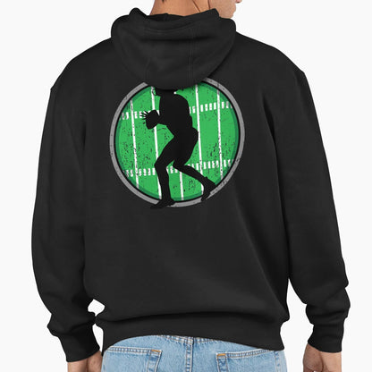 Football Quarterback Hoodie - Trendy Graphic Men Women - T-Shirt, Sweatshirt, Hoodie