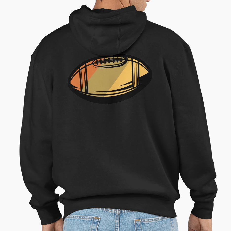 Football Hoodie - Unique Graphic for Adults - T-Shirt, Sweatshirt, Hoodie