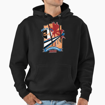 Superbowl 54 Xiv Miami 100 Year Hoodie - Graphic Print Men Women - T-Shirt, Sweatshirt, Hoodie