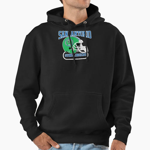 San Antonio Gunslingers Helmet Hoodie - Minimalist Print Unisex - T-Shirt, Sweatshirt, Hoodie