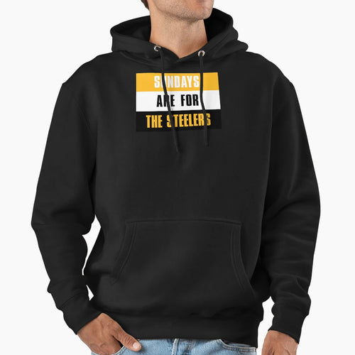 Sundays Are Steelers Pittsburgh Steelers Hoodie - Graphic Print for Adults - T-Shirt, Sweatshirt, Hoodie