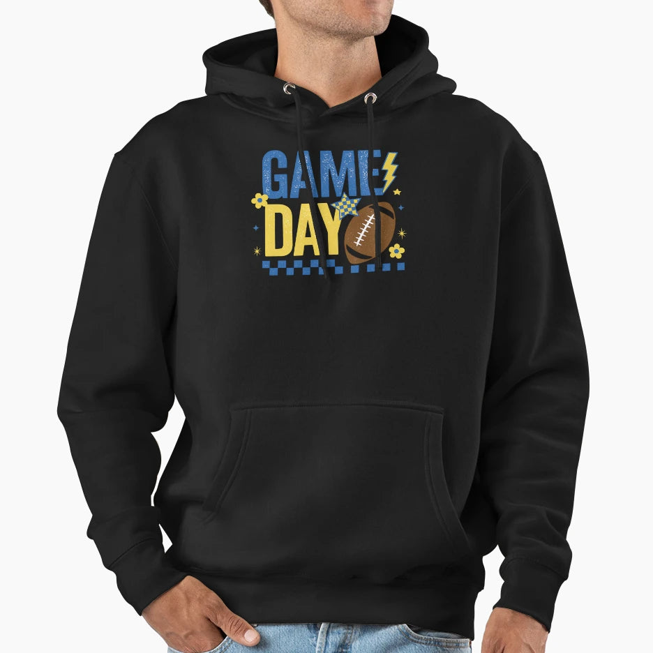 Game Day Football Season Hoodie - Unique Graphic for Adults - T-Shirt, Sweatshirt, Hoodie