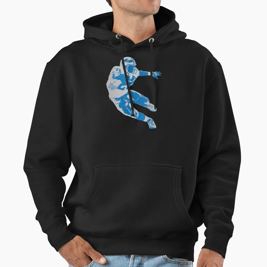 Barry Sanders Hologram Hoodie - Graphic Print Unisex - T-Shirt, Sweatshirt, Hoodie