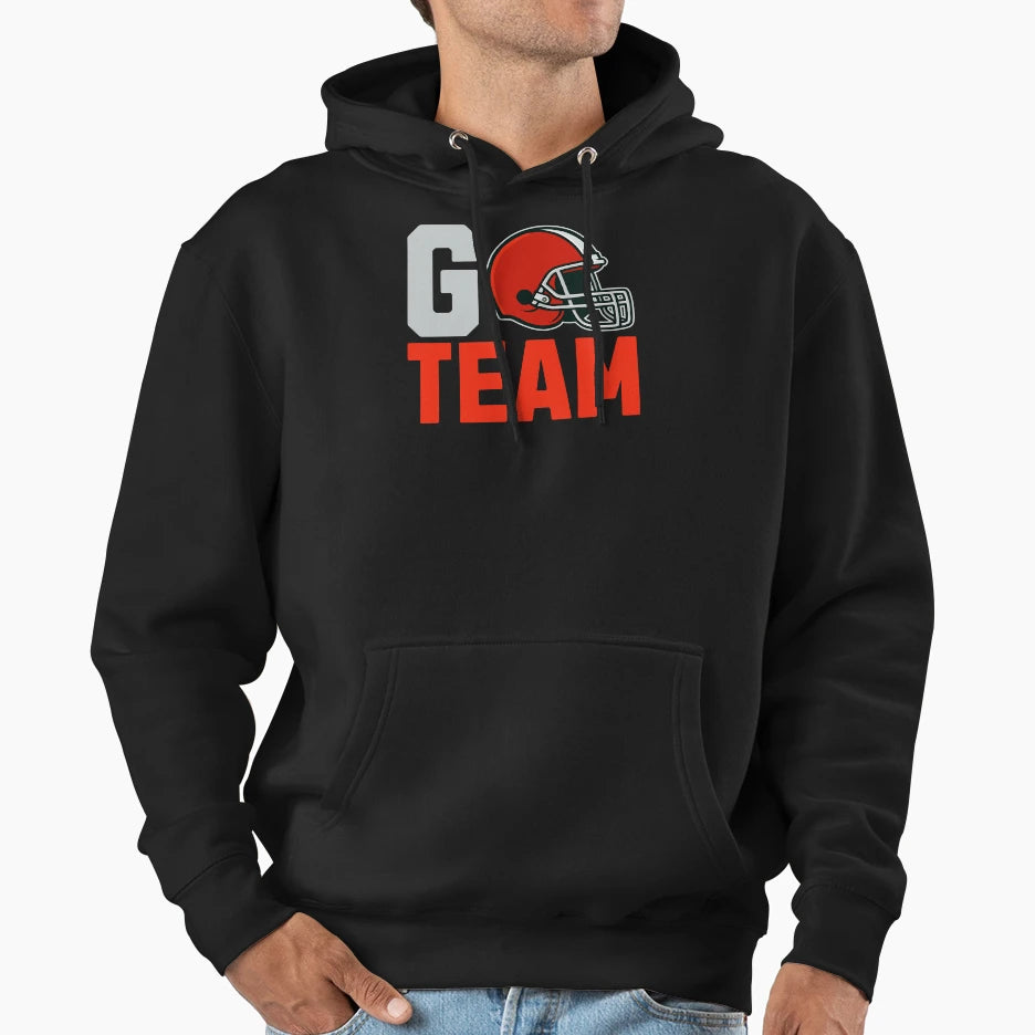 Go Team Football Hoodie - Streetwear Style for Adults - T-Shirt, Sweatshirt, Hoodie