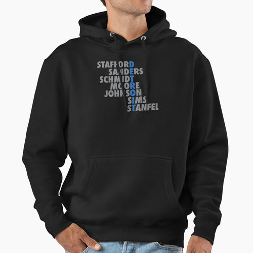Detroit Lions All Time Greats Legacy Hoodie - Graphic Print Unisex - T-Shirt, Sweatshirt, Hoodie