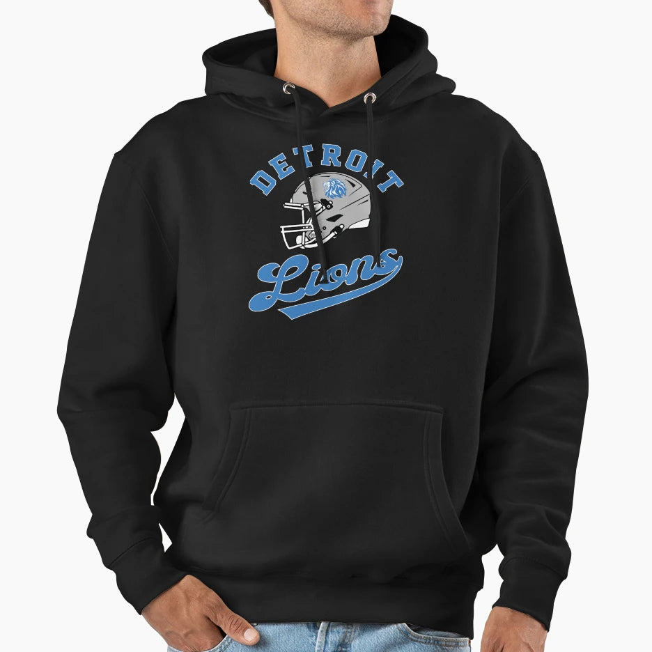 Art Detroit Lions Hoodie - Novelty Apparel Unisex - T-Shirt, Sweatshirt, Hoodie