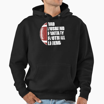 Dad Husband Fantasy Football T-Shirt - Fun Novelty Design for Adults - T-Shirt, Sweatshirt, Hoodie