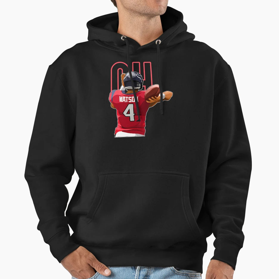 Deshaun Watson Cleveland 4 Number Hoodie - Aesthetic Graphic for Adults - T-Shirt, Sweatshirt, Hoodie