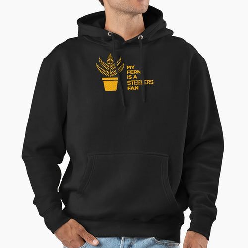 My Fern Is Steelers Fan Hoodie - Custom Art Print for Adults - T-Shirt, Sweatshirt, Hoodie
