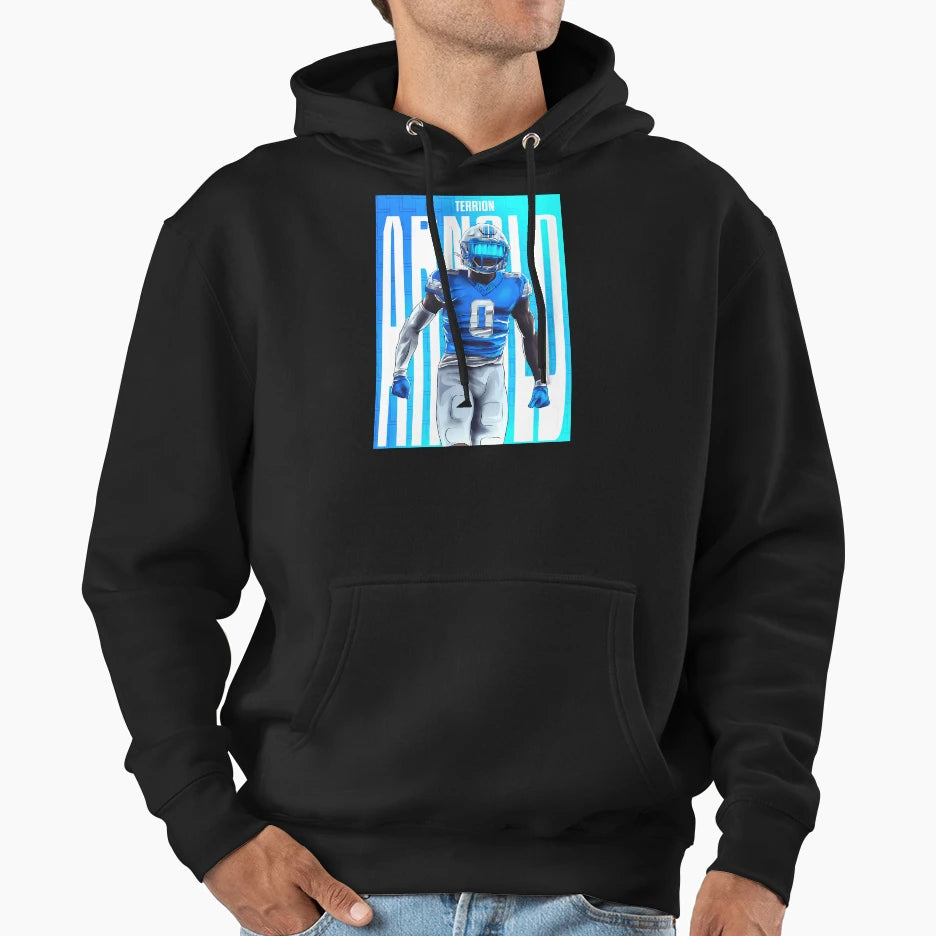 Terrion Arnold Detroit Lions Cornerback Hoodie - Novelty Apparel Men Women - T-Shirt, Sweatshirt, Hoodie