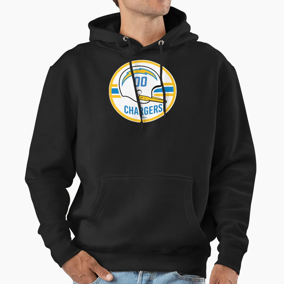 Charged Up Football Hoodie - Unique Graphic Men Women - T-Shirt, Sweatshirt, Hoodie