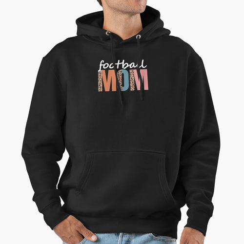 Football Mom Raising Ballers Sports Hoodie - Minimalist Print Unisex - T-Shirt, Sweatshirt, Hoodie