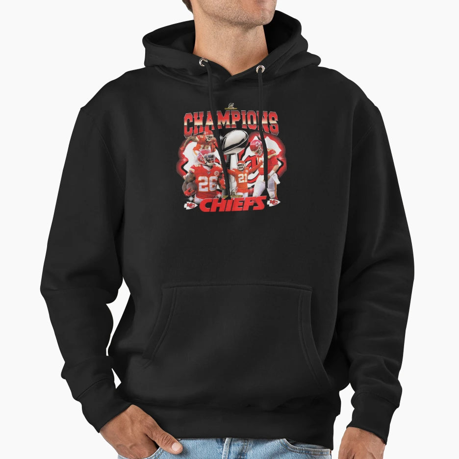 Art Kansas City Chiefs Hoodie - Graphic Print Men Women - T-Shirt, Sweatshirt, Hoodie