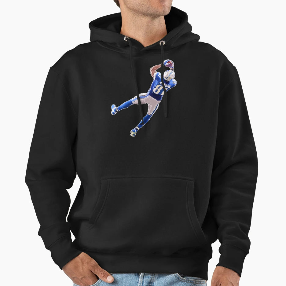 Detroit Football Calvin Johnson Megatron Hoodie - Trendy Graphic Men Women - T-Shirt, Sweatshirt, Hoodie