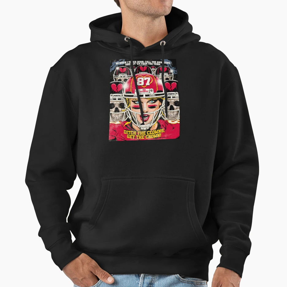 Get Crown Hoodie - Casual Everyday Wear Men Women - T-Shirt, Sweatshirt, Hoodie