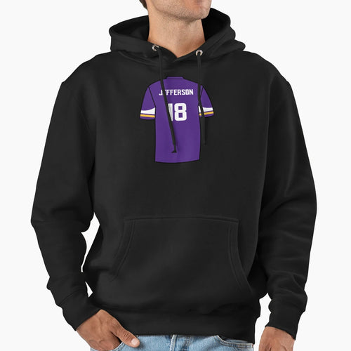 JJ Jersey Hoodie - Fun Novelty Design for Adults - T-Shirt, Sweatshirt, Hoodie