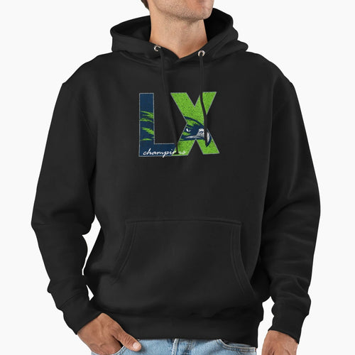 Lx Champions 2026 Seattle Seahawks Hoodie - Minimalist Print for Adults - T-Shirt, Sweatshirt, Hoodie