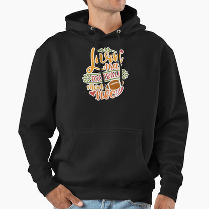 Funny Senior Football Mom Ideas Hoodie - Streetwear Style Unisex - T-Shirt, Sweatshirt, Hoodie