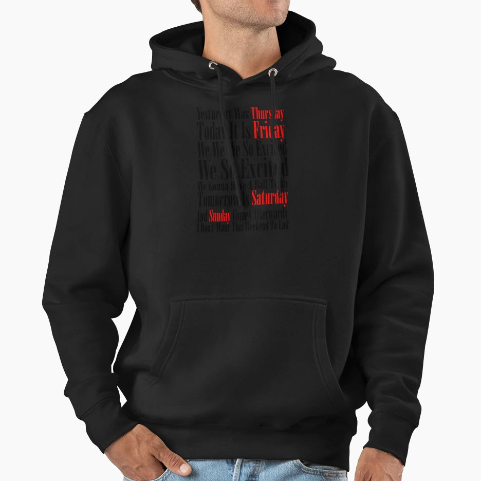 Rebecca Black Friday 1 Hoodie - Unique Graphic Men Women - T-Shirt, Sweatshirt, Hoodie
