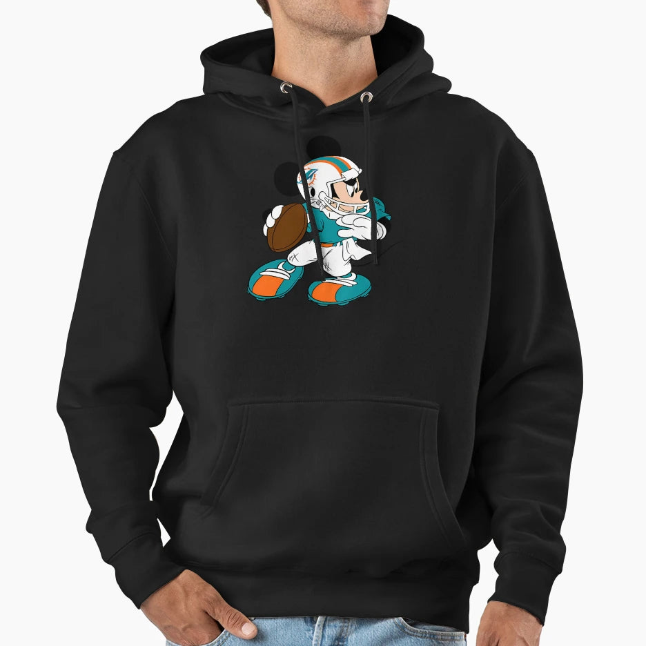Miami Dolphins Hoodie - Minimalist Print Unisex - T-Shirt, Sweatshirt, Hoodie