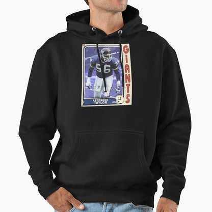 Lawrence Taylor Football Trading Card Hoodie - Casual Everyday Wear Unisex - T-Shirt, Sweatshirt, Hoodie