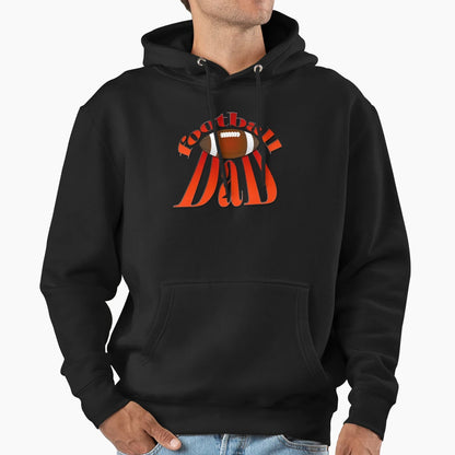 Football Dad Logo T-Shirt - Aesthetic Graphic for Adults - T-Shirt, Sweatshirt, Hoodie