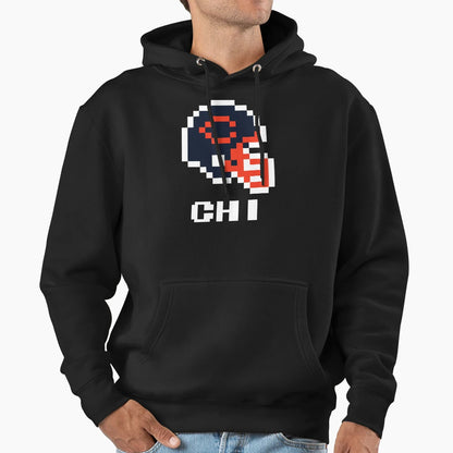Chicago Bears Tecmo Super Bowl Football Hoodie - Unique Graphic for Adults - T-Shirt, Sweatshirt, Hoodie