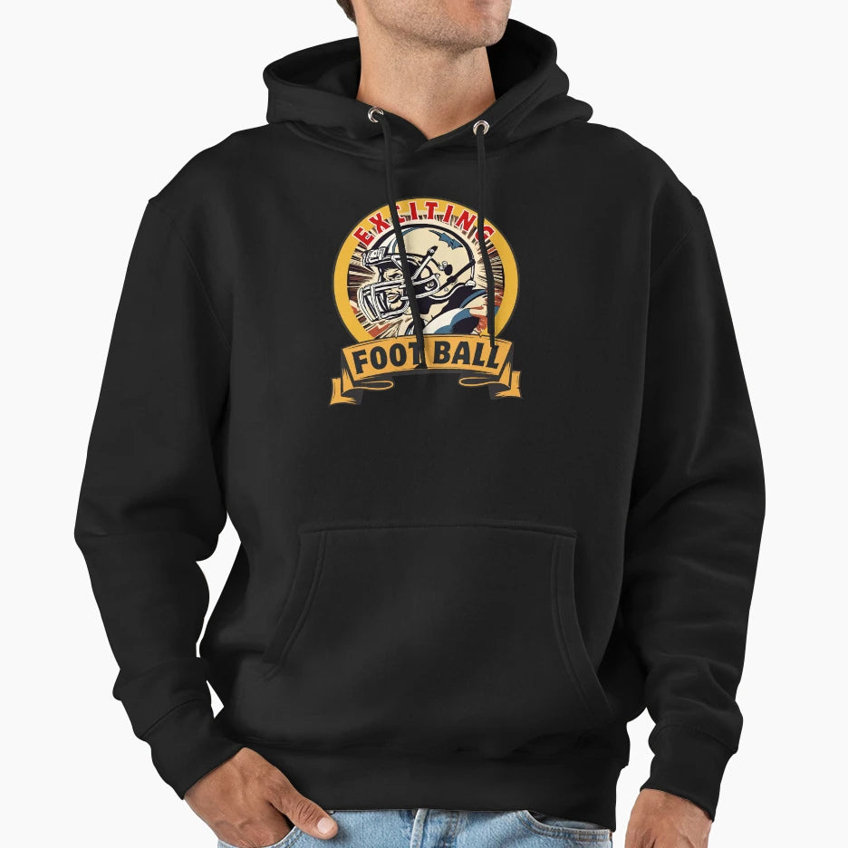 American Foot Ball Hoodie - Aesthetic Graphic for Adults - T-Shirt, Sweatshirt, Hoodie