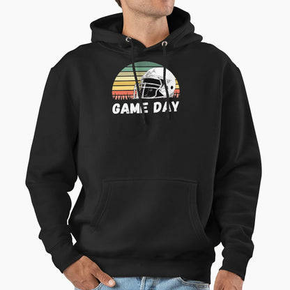 Game Day Football Hoodie - Minimalist Print Men Women - T-Shirt, Sweatshirt, Hoodie